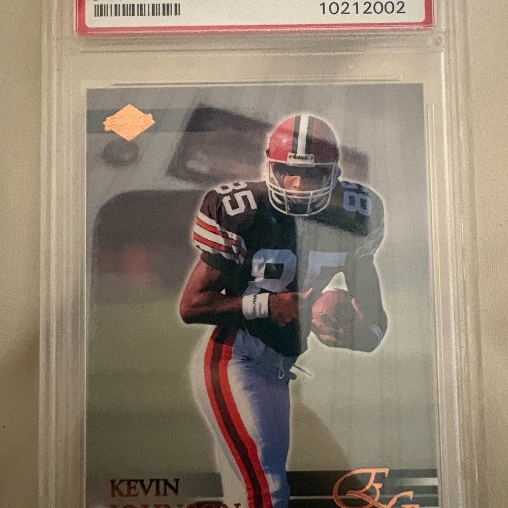 Vintage 2000 Kevin Johnson Uncirculated Graded Football Card
